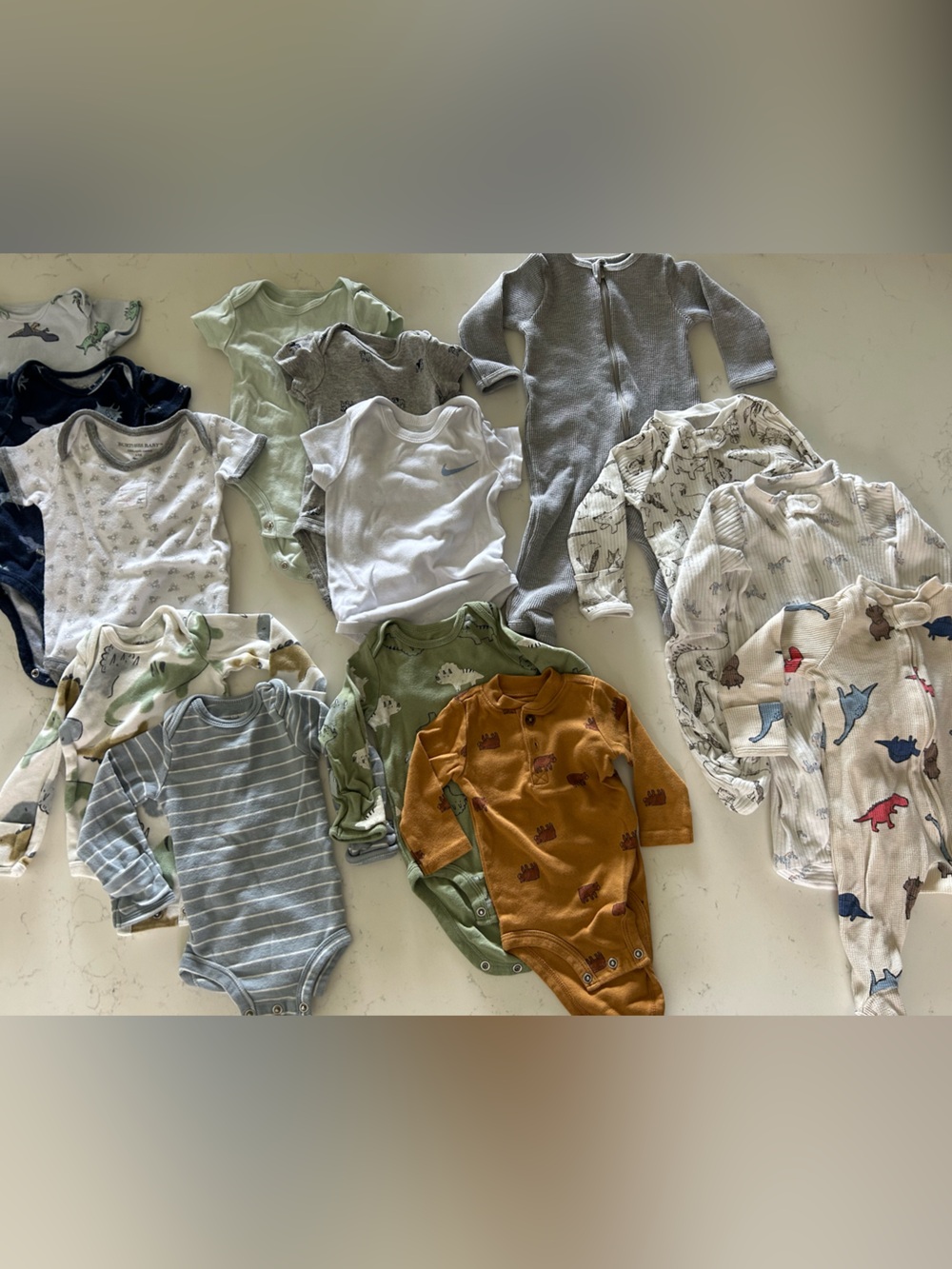 Baby Boy Clothes Lot/Bundle - 0-3 months - Carter’s, Nike, Burt’s Bees